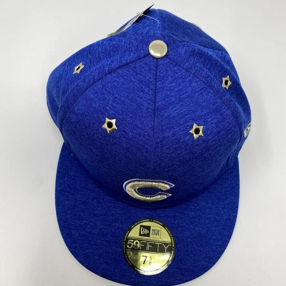 NWT Chicago Cubs 2017 MLB All Star Game Fitted Hat‎ 7 5/8 Blue Cap Baseball